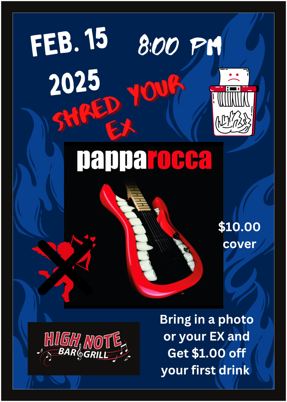 Shred Your Ex with PappaRocca