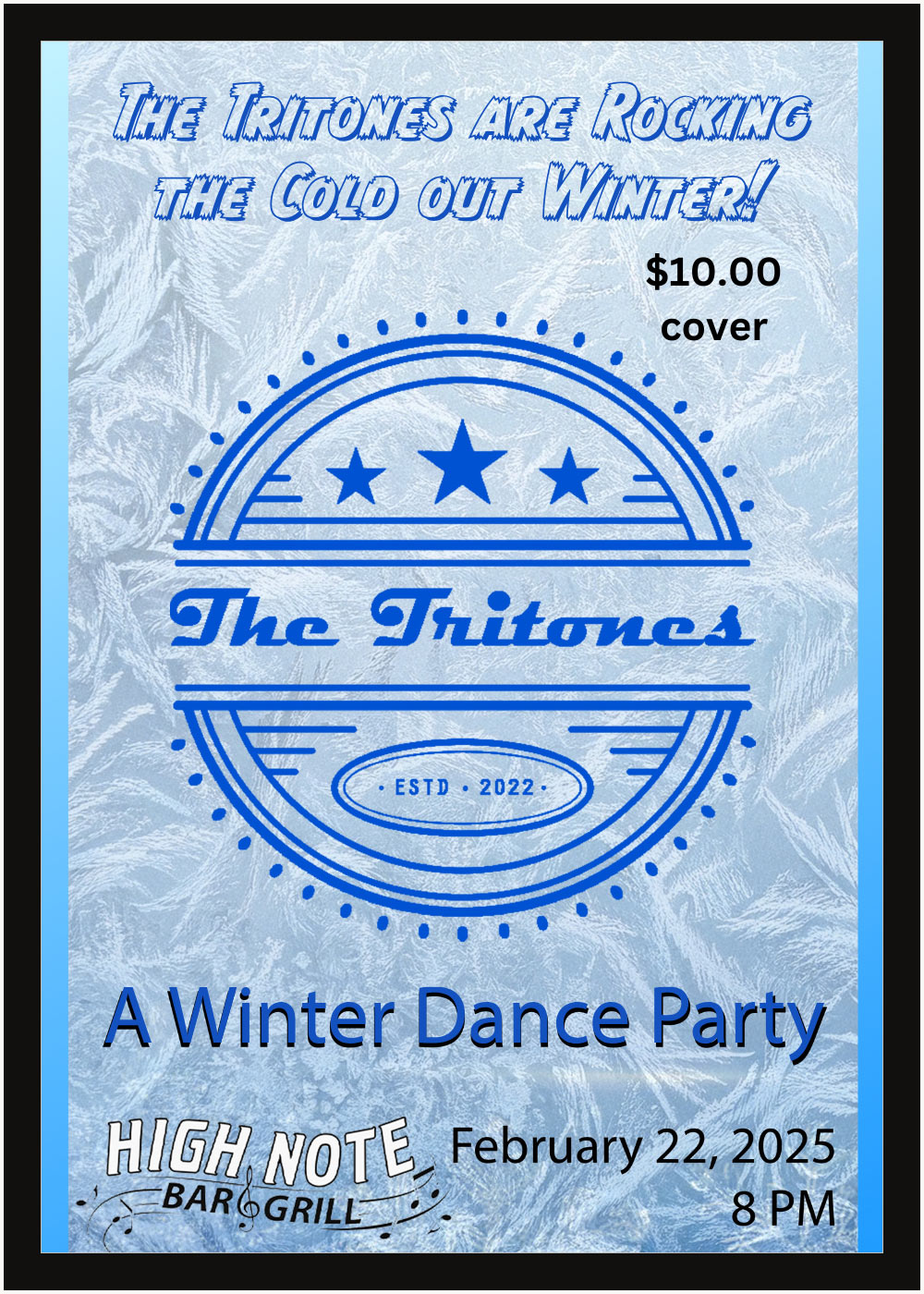 February 22, 2025: Winter Dance Party with The Tritones