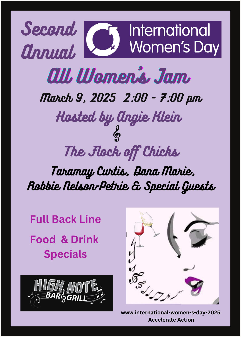 March 9, 2025: International Women's Day Jam