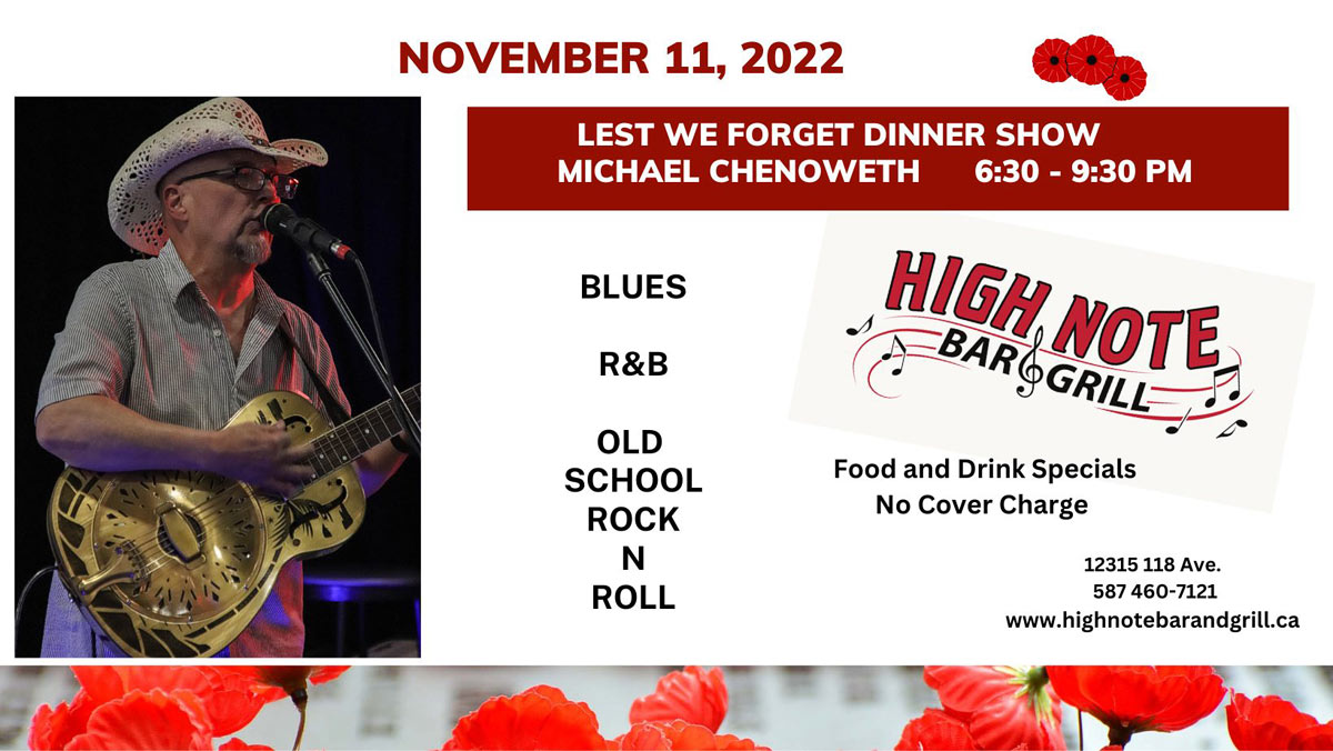 Nov. 11 Dinner Show with Michael Chenoweth