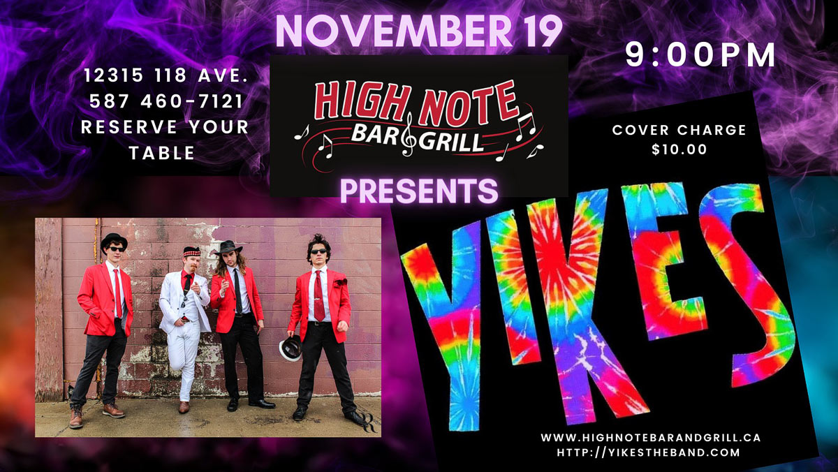 YIKES Live at High Note Bar and Grill