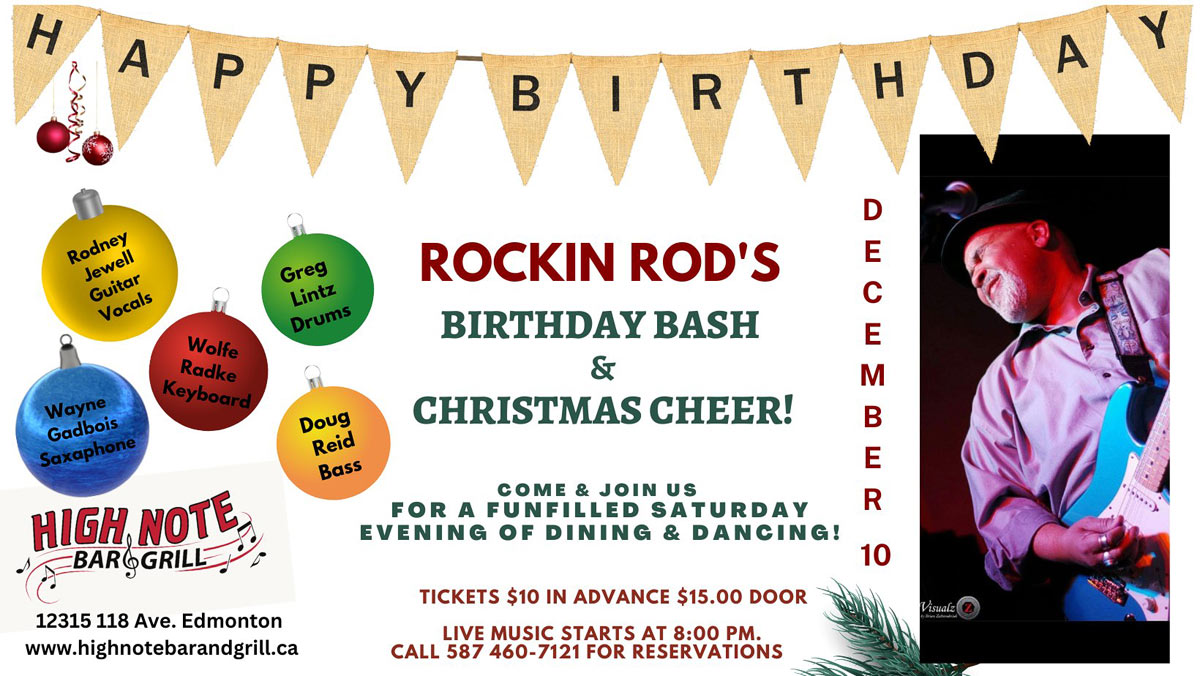 Rockin Rod's Birthday Bash & Christmas Cheer