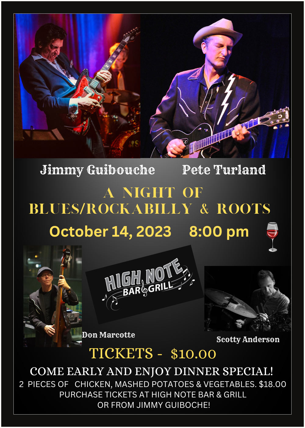 High Note Bar & Grill - Jimmy Guiboche & Pete Turland