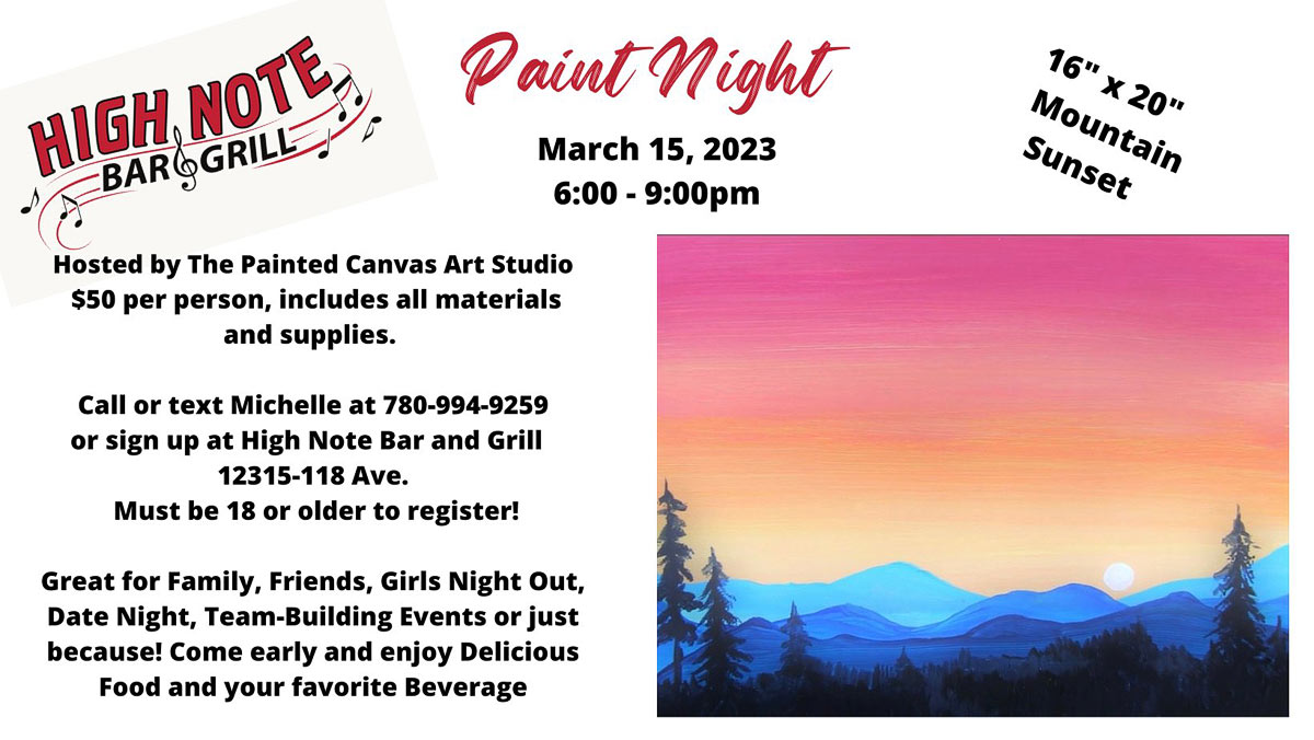 Paint Night at High Note