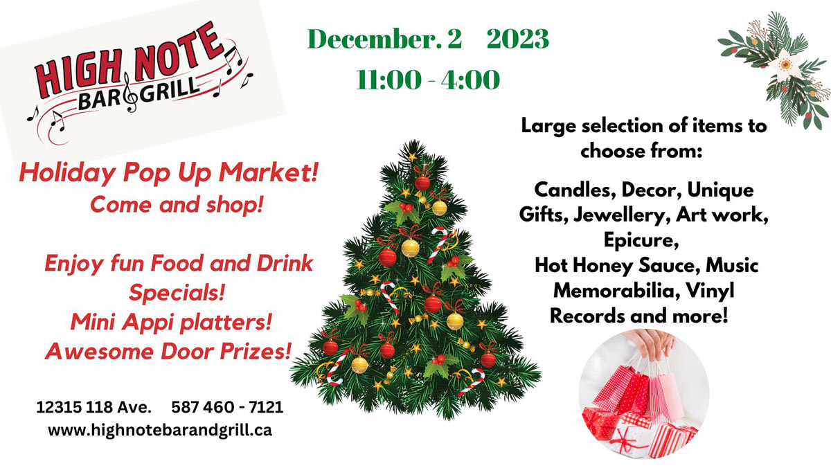 Holiday Pop Up Market