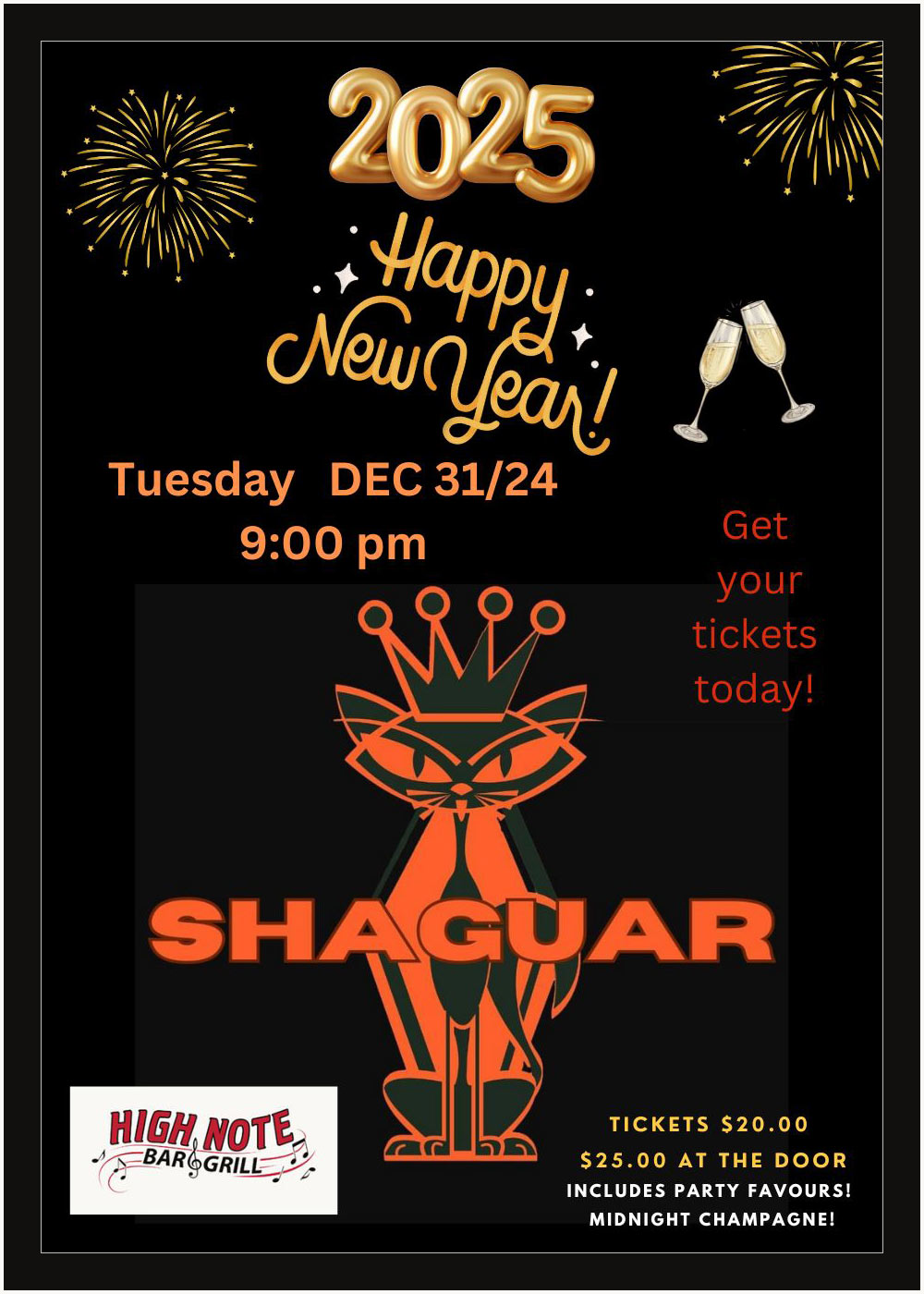 New Year's Eve Party with Shaguar