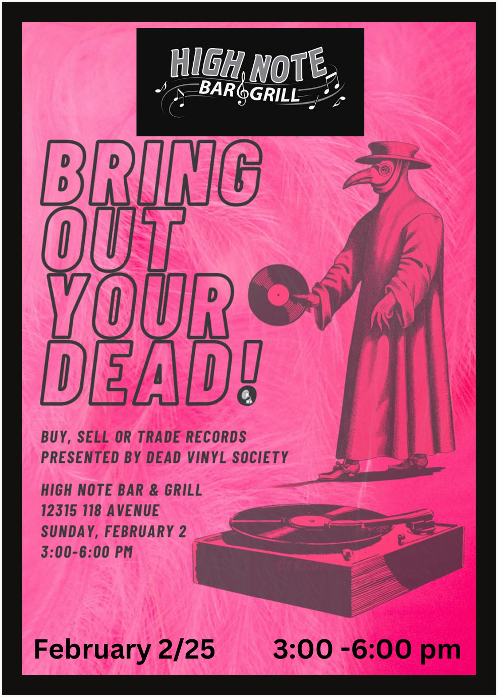 February 2, 2025: Bring Out Your Dead!